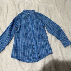 Blue Plaid Men's Shirt